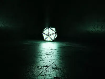 sifi isoshpere render in blender  cycles 3D model