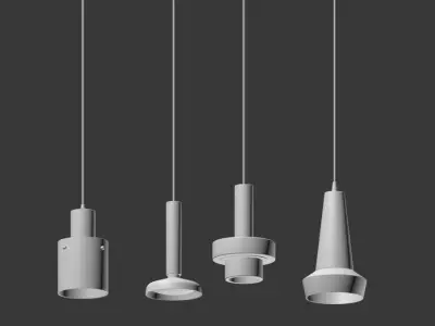Ceiling Light Collection 3D model