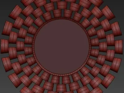 Wall mirror 11 3D model