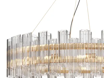 KEBO AMAZING GLASS CHANDELIER by Lalume 3D model