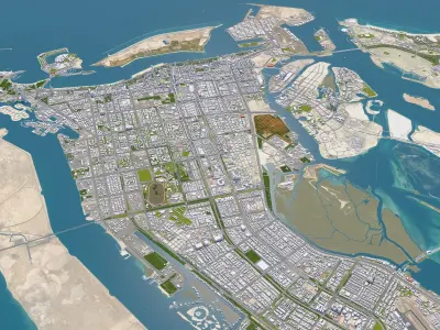  Abu Dhabi 3D City UAE 