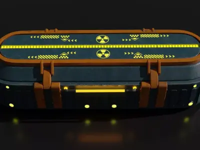 Sci-Fi Container 3D model buy