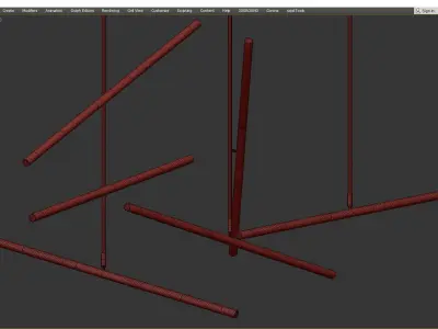  Delta Light Low-poly 3D model