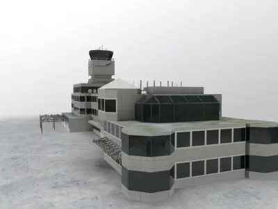 LOWS Control Point  Low-poly 3D model