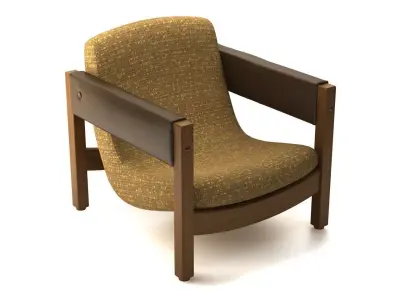 Jimi person lounge chair 3D model
