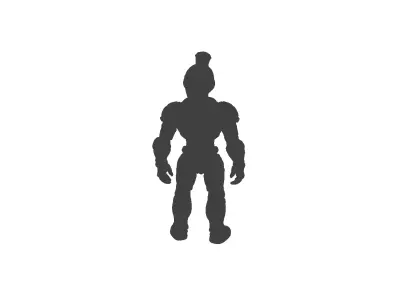 Azaryon High Poly Fantasy Armored Warrior Character 3D model