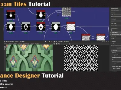 Moroccan Tiles Tutorial - VOL 12   3D model