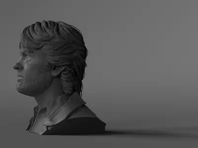 Tom Skerritt - Dallas - Alien 3D print model