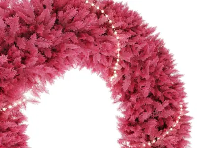 Weddings Valentines Day Romantic photo zone with arch 3D model