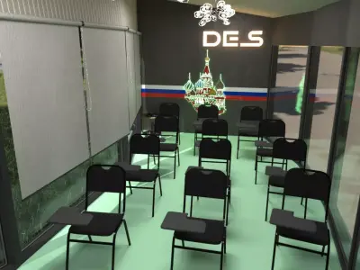 education luxory 3D model