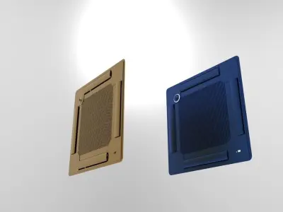 AC indoor office 3D model