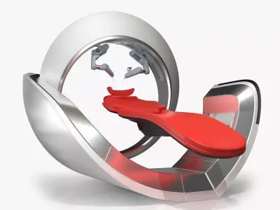 Robotic Surgeon  Low-poly 3D model