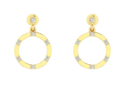 Ring Earrings Pendant Combo 3D print model