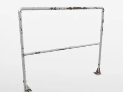 railing system collection 3D model