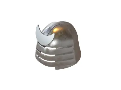 War Helmet V3 002 Low-poly 3D model