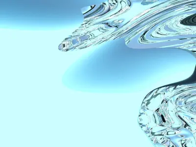 Triassic Period Time Water Animals On Water 3D model