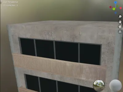 building 12 Low-poly 3D model get