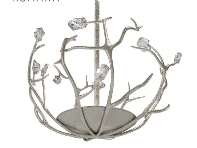 Porta Romana Blossom Chandelier 3D model