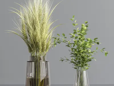 Collaction Plants Bouquet 04 3D model