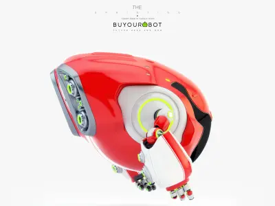 Sprinting drone IV  3D model