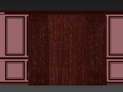Curtain Set 44 3D model