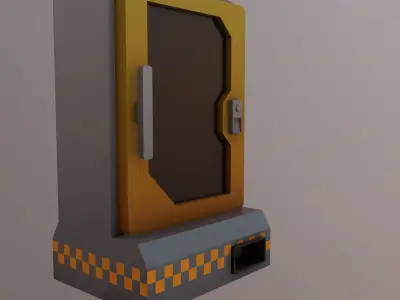 Street Machine  props  low-poly  3D model