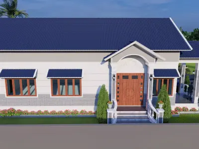 House 1 Floor  3D model