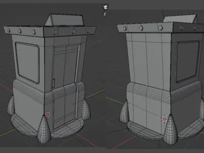 Futurama - Suicide Booth - 3D model