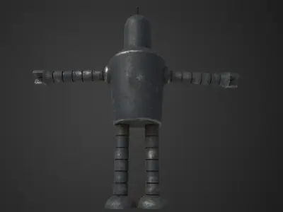 Bender Low-poly 3D model