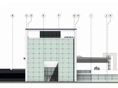 Factory Project On Revit 3D model