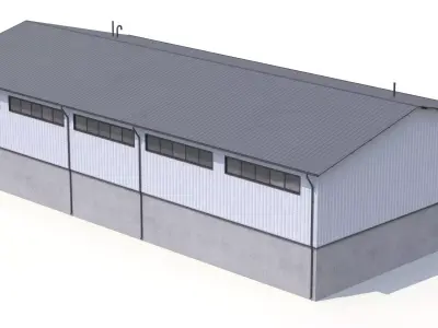 Industrial Building 40 PBR Low-poly 3D model purchase