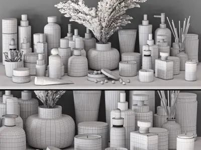 bathroom accessories13 3D model