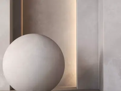 Decorative Plaster Wall Texture 4K - Seamless Texture