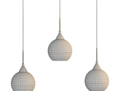 Maytoni Iceberg P012-PL-03-N pendant lamp 3D model