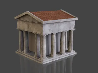 Little Bank Low-poly 3D model