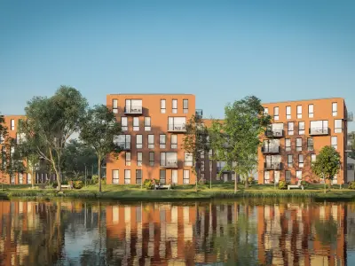 Lake houses LUMION12 ARCHICAD SKETCHUP 3D model