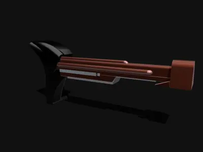 Commander Kruges Klingon disruptor - Klingon Disruptor Rifle 3D print model