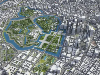Greater Tokyo 3D Model Pack