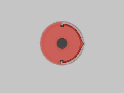 LED lantern 3D model