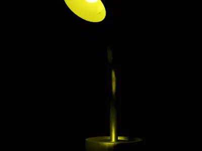Table light  Low-poly 3D model