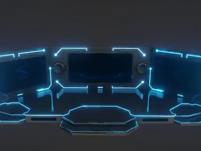 Eldrin Stage Low-poly 3D model