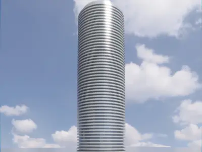 Parametric Building 1b4 3D model