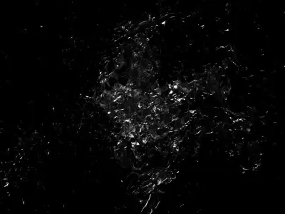 WaterFX background with light shining 3D model