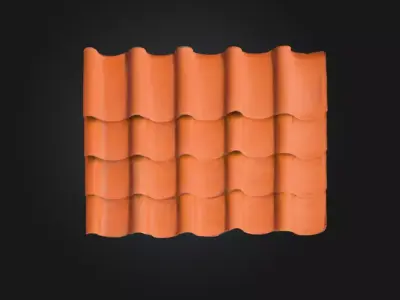 Terracotta Roof Texture