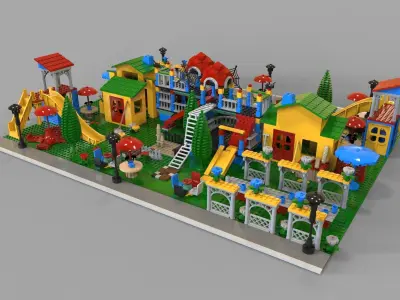 Lego Kindergarten 3D model