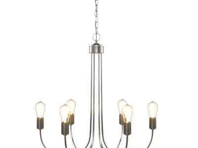 Oakton Chandelier - Crate and Barrel  3D model