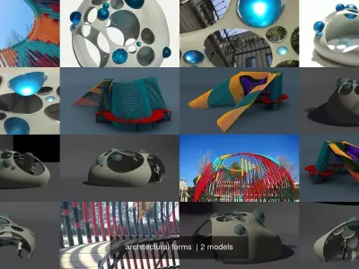 architectural forms  3D Model Pack