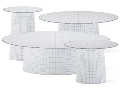 Circula Collection Coffee Tables by Blu Dot 3D model