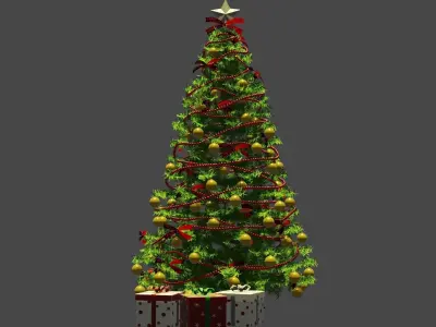 Cristmas tree New Year theme 3D model