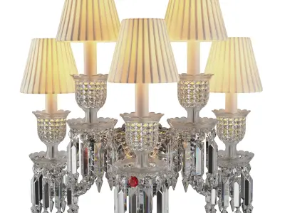 wall sconces 5 Lights High Quality 3D model
